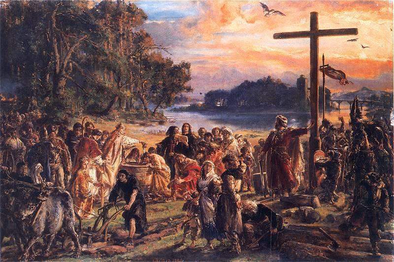 Jan Matejko Christianization of Poland A.D. 965.